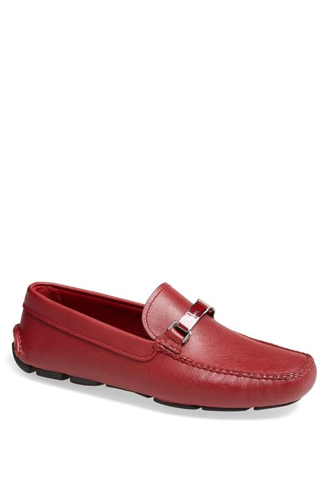 prada drivers red|Prada shoes for men sale.